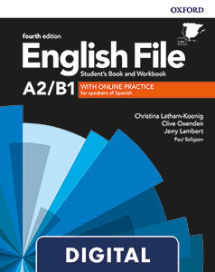 imagen English File 4th Edition A2/B1 Online Practice (Spanish)