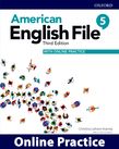 imagen American English File Level 5 Online Practice